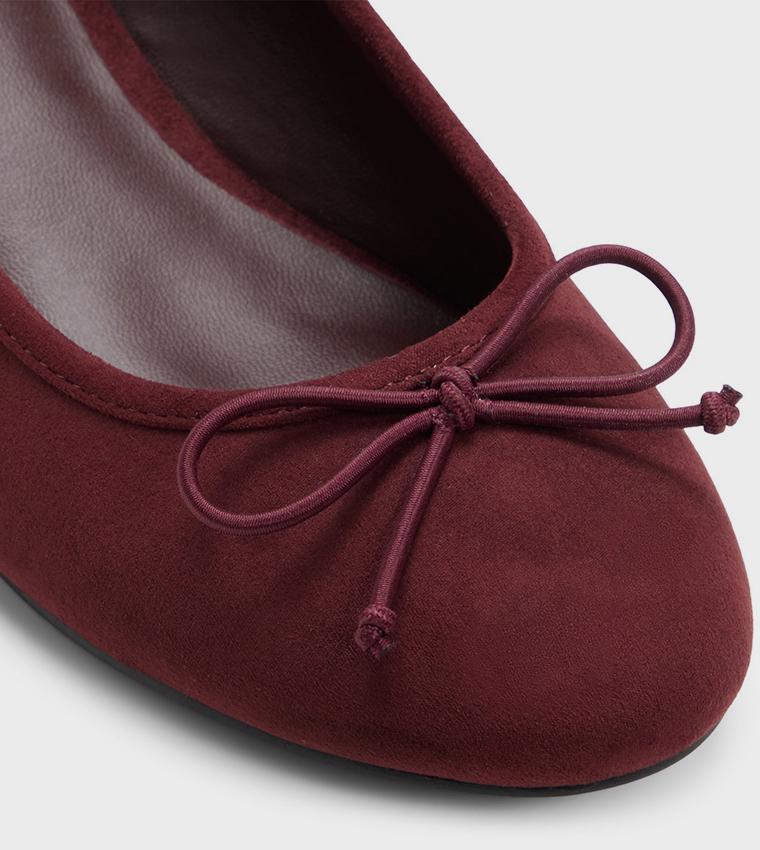 POIISE Bow Detail Low Block Heel Pumps