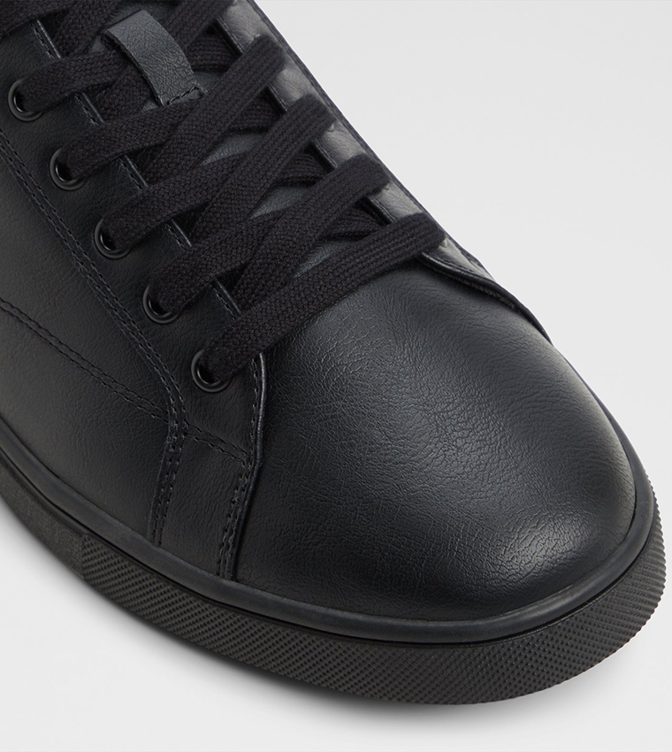 POKER Textured Lace Up Sneakers