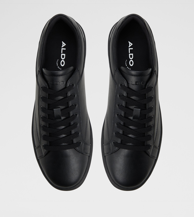 POKER Textured Lace Up Sneakers