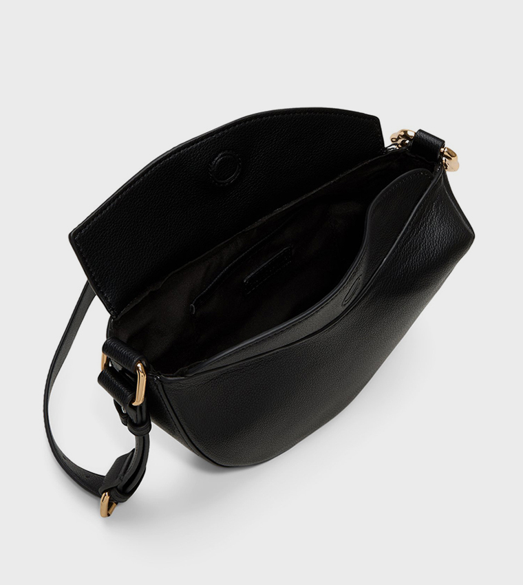 POLINAA Textured Crossbody Bag