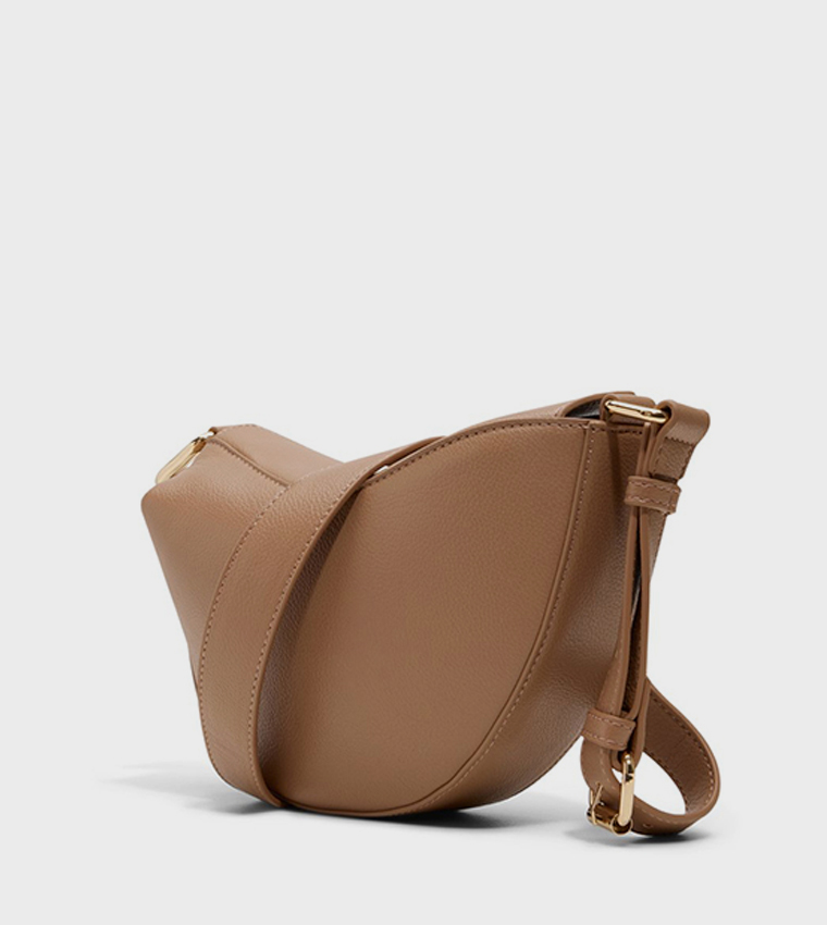 POLINAA Textured Crossbody Bag