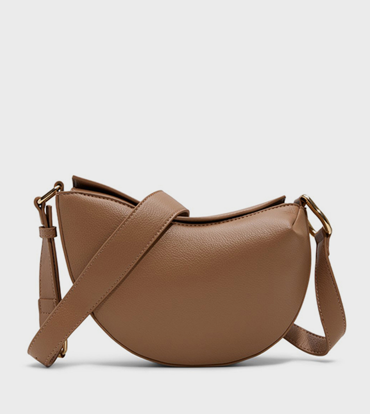 POLINAA Textured Crossbody Bag