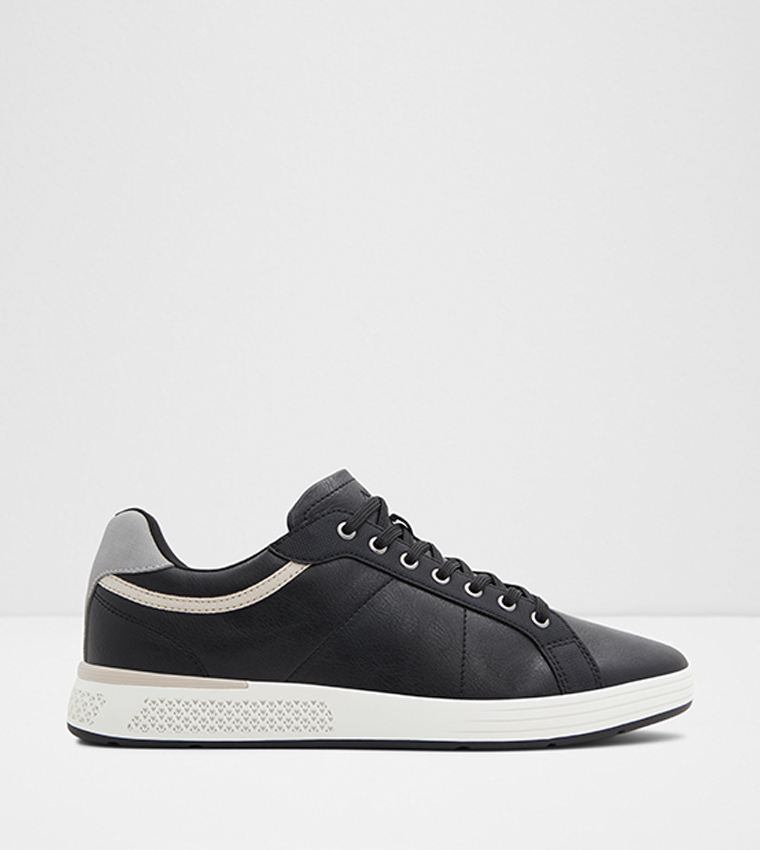 Aldo black tennis shoes clearance