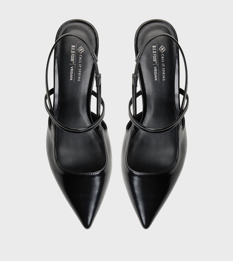 POPPIEE Slingback Pumps