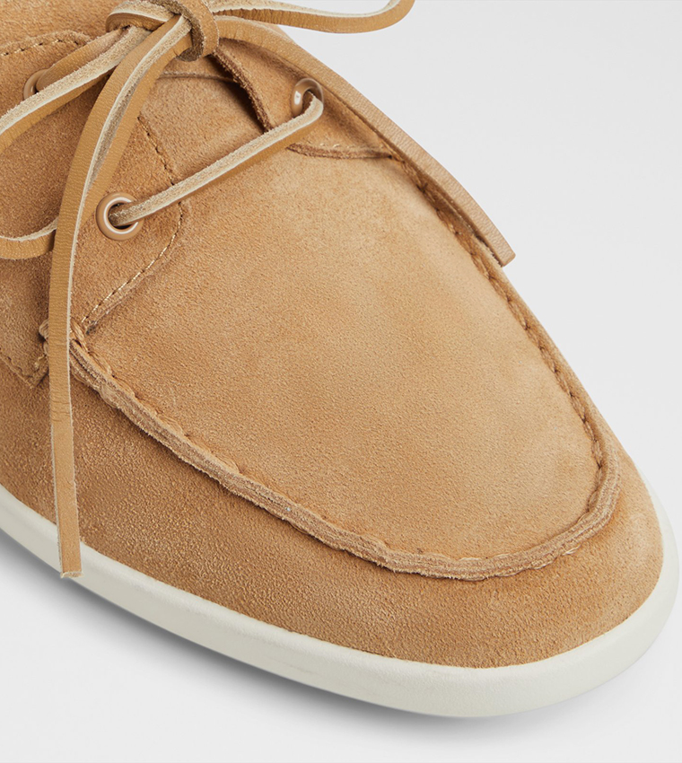 PORTWIND Suede Boat Shoes