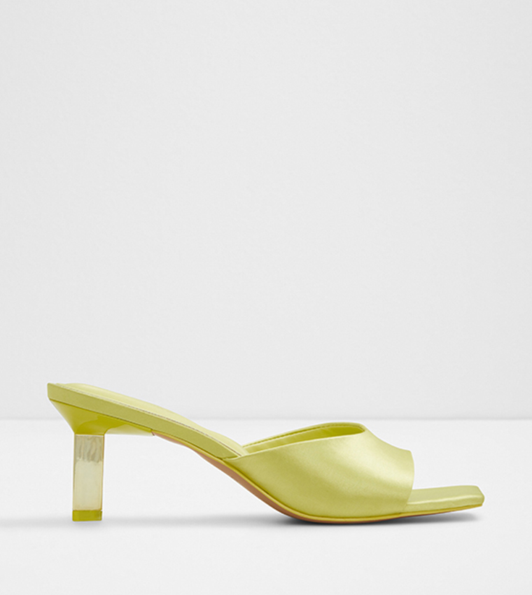 Yellow transparent heels discount