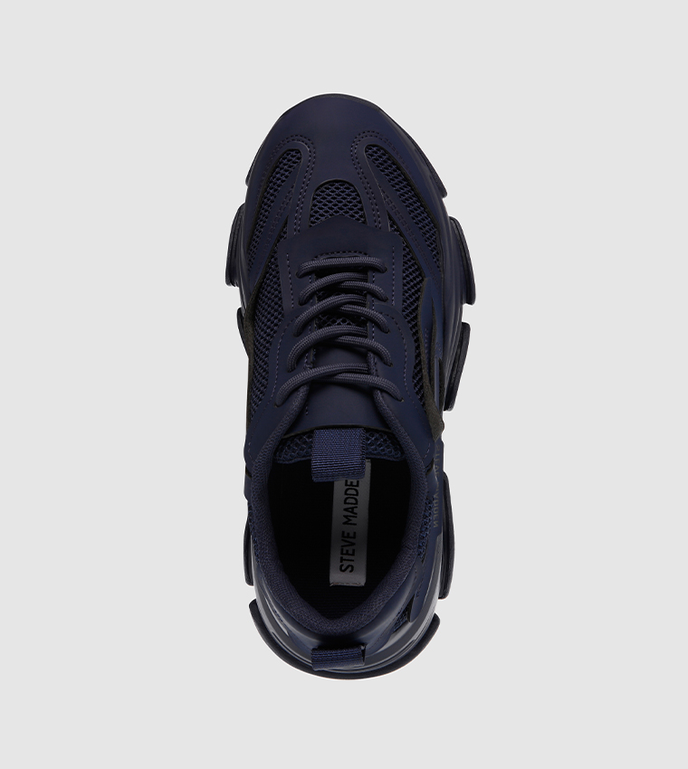 Navy blue sale steve madden sneakers