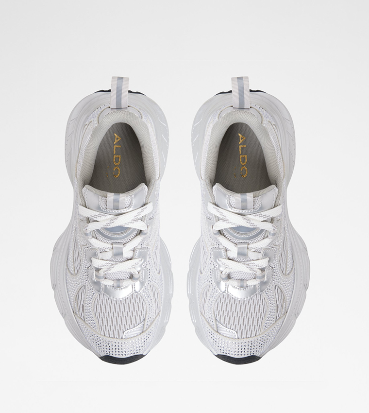 POWERPLAY Mesh Lace Up Chunky Sneakers