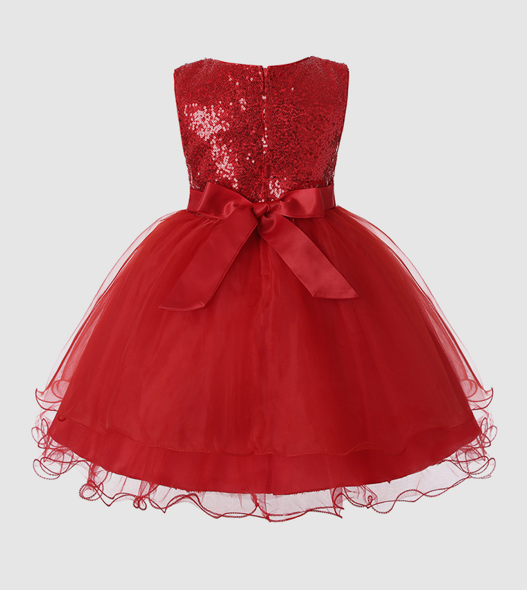 Glitter Princess Embellished Tulle Dress