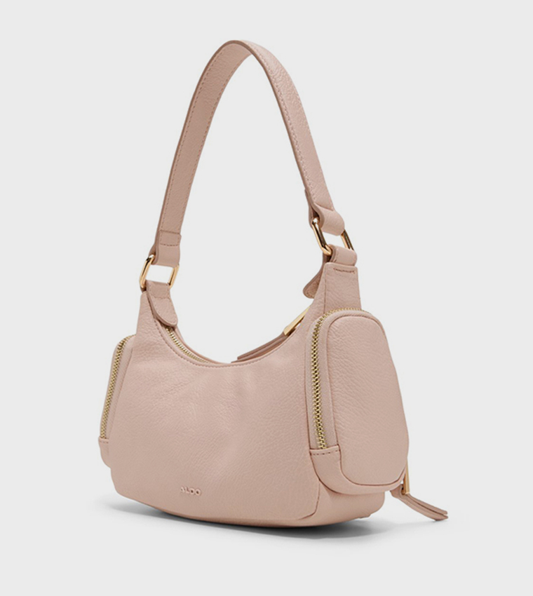 PPIPER Textured Zippered Shoulder Bag