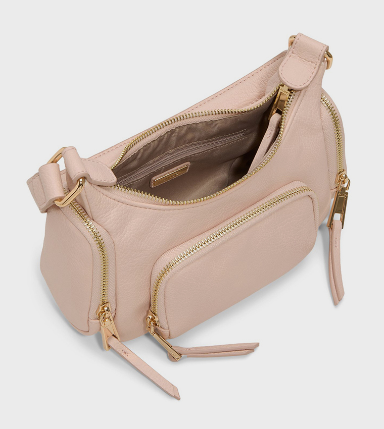 PPIPER Textured Zippered Shoulder Bag