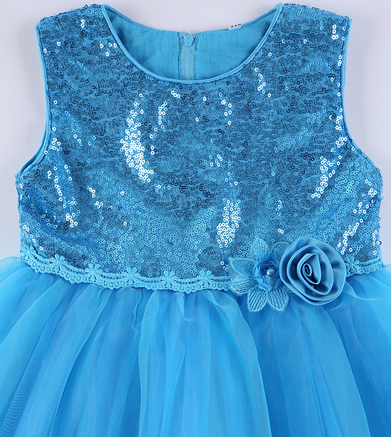 Glitter Princess Embellished Tulle Dress