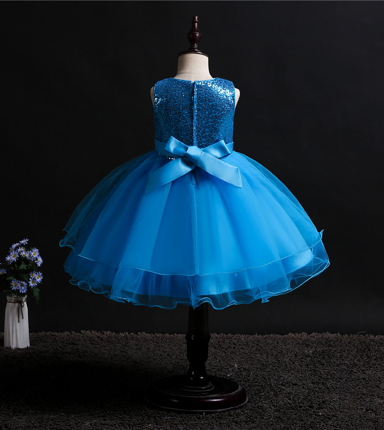 Glitter Princess Embellished Tulle Dress