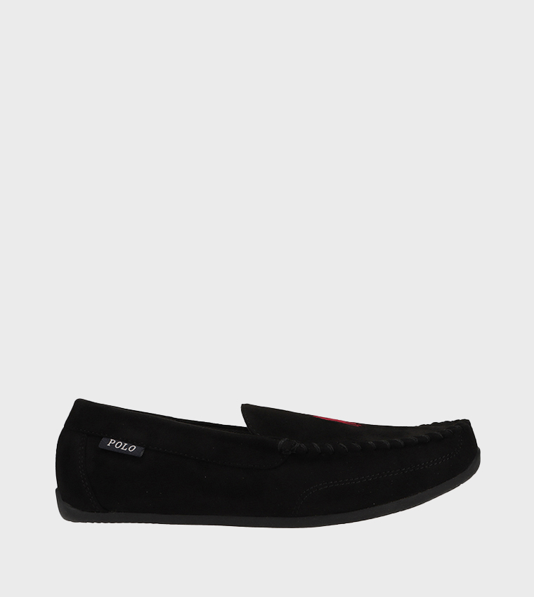 DECLAN Logo Embroidered Moccasins