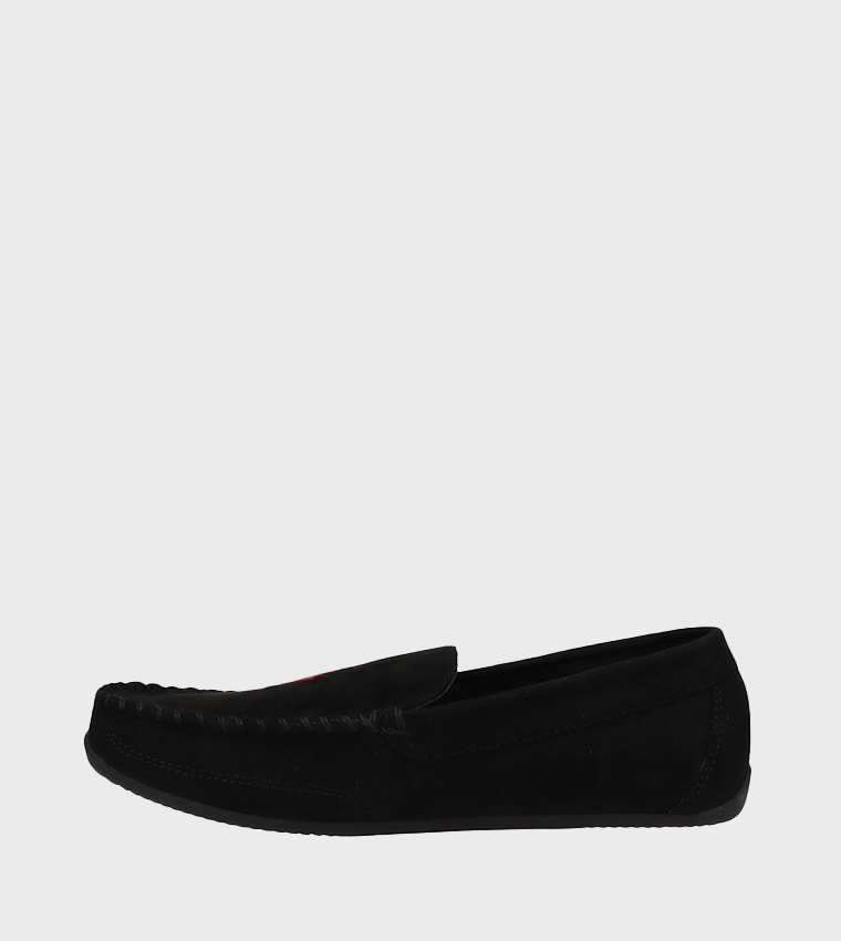 DECLAN Logo Embroidered Moccasins