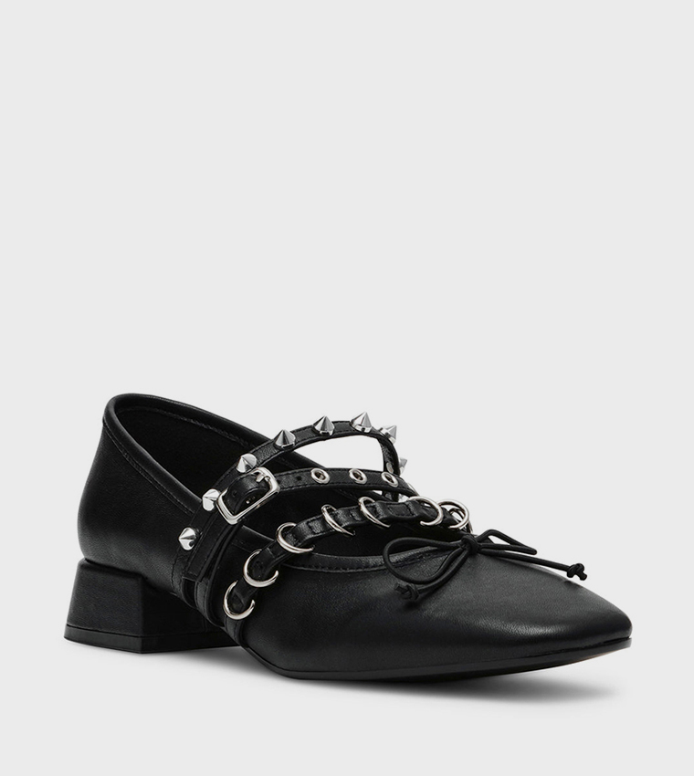 PREPPY Mary Jane Block Heel Pumps