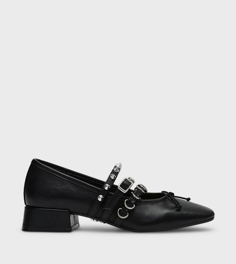 PREPPY Mary Jane Block Heel Pumps