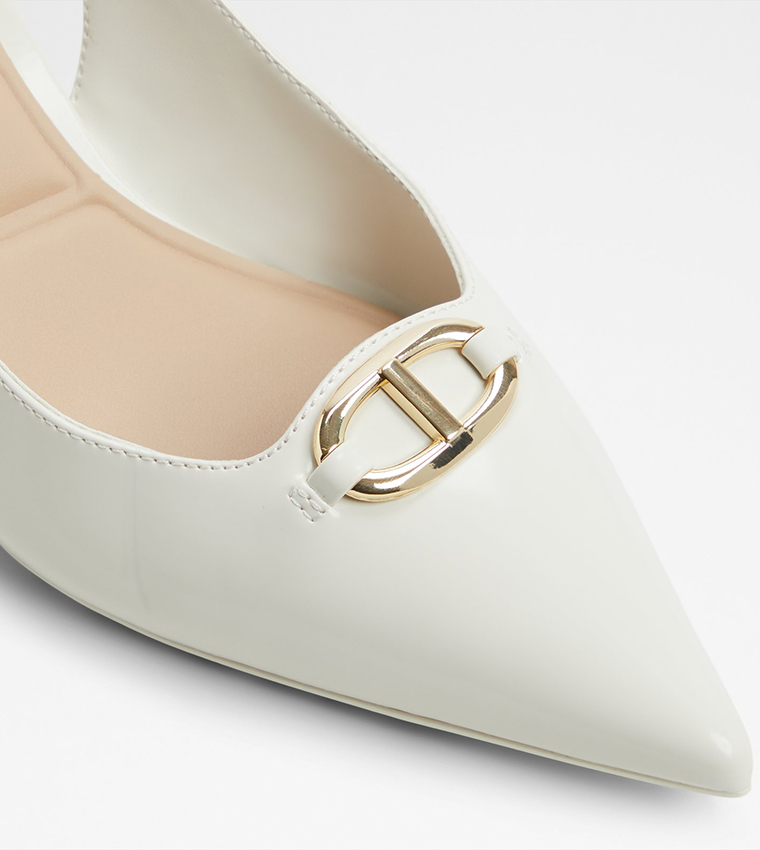 PRESLIE Glossy Slingback Pumps