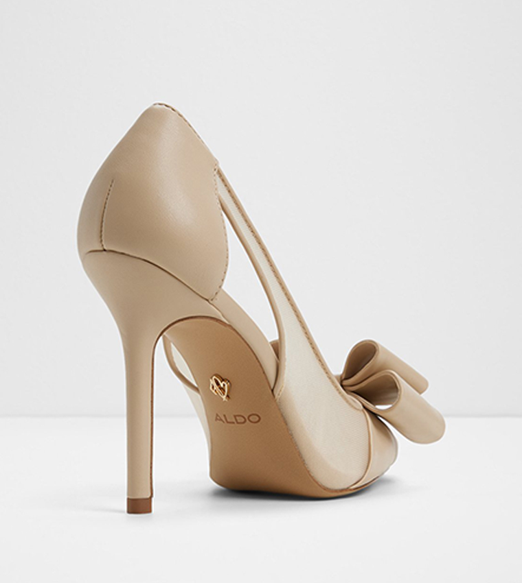 PRESTIGIOUS Bow Detail Heel Pumps