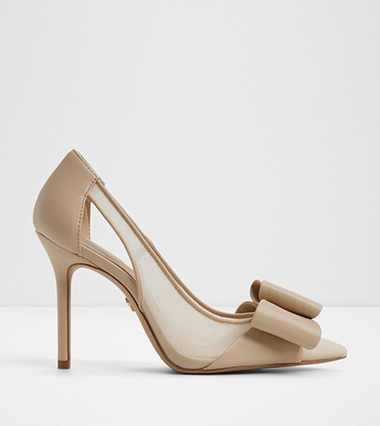 PRESTIGIOUS Bow Detail Heel Pumps