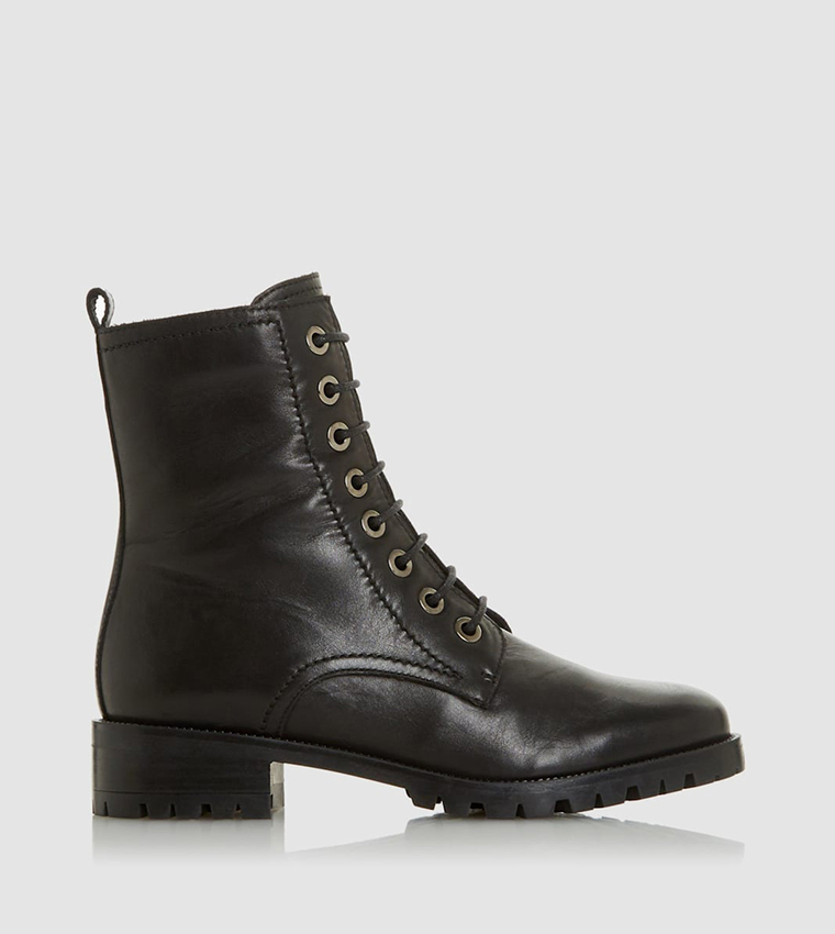 Buy Dune London Prestone Cleated Hiker Boots In Black 6thStreet