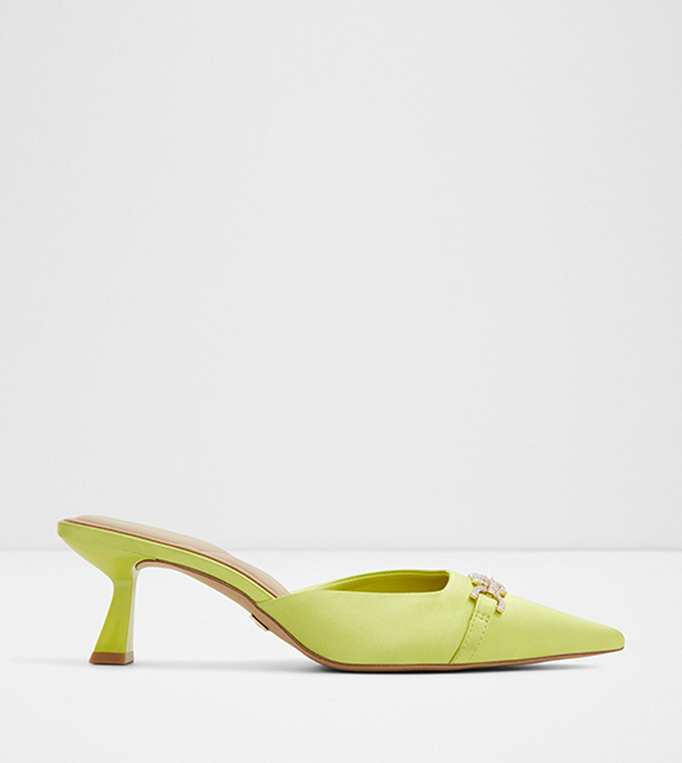 PRIMAVERA Embellished Heeled Mules
