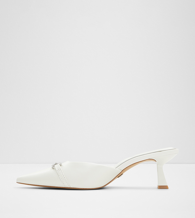PRIMAVERA Embellished Heeled Mules