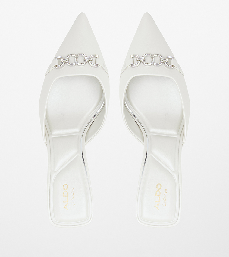 White mules aldo sale