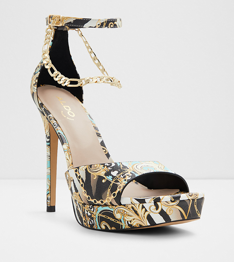 PRISILLA Patterned D Orsay Heel Sandals