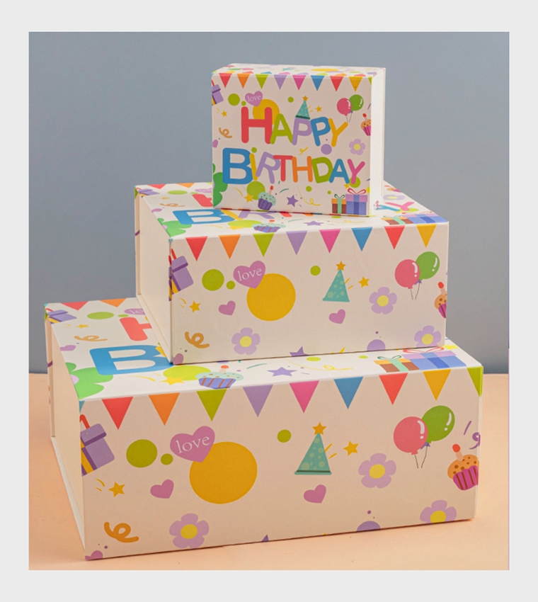 Happy Birthday Day Gift Box-Large 34 x 27 x 14 cm