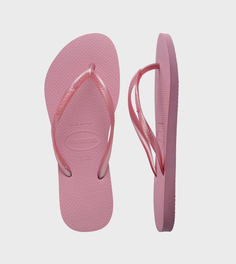 Slim Thong-Strap Flip-Flops