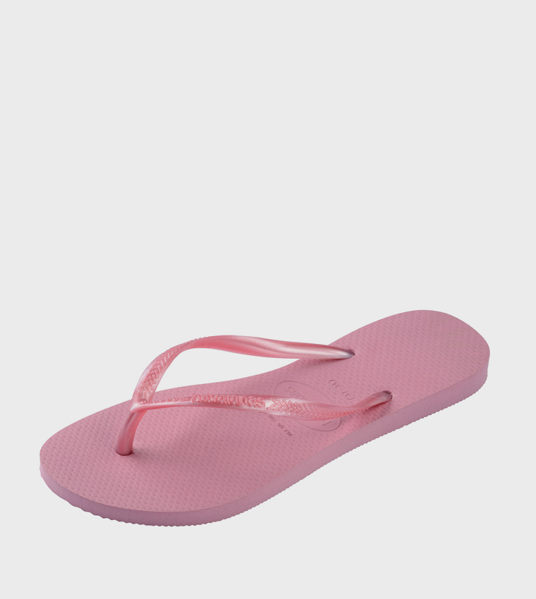 Slim Thong-Strap Flip-Flops