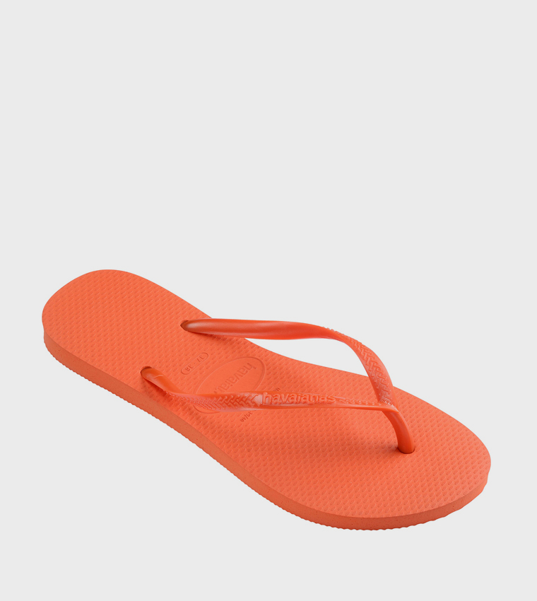 Slim Thong-Strap Flip-Flops