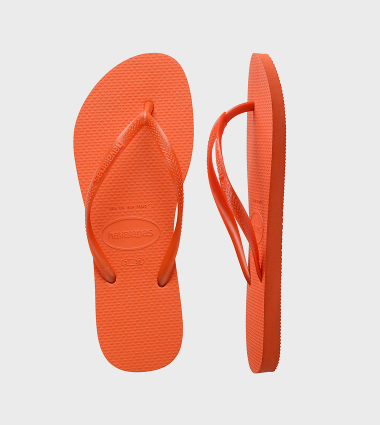 Slim Thong-Strap Flip-Flops