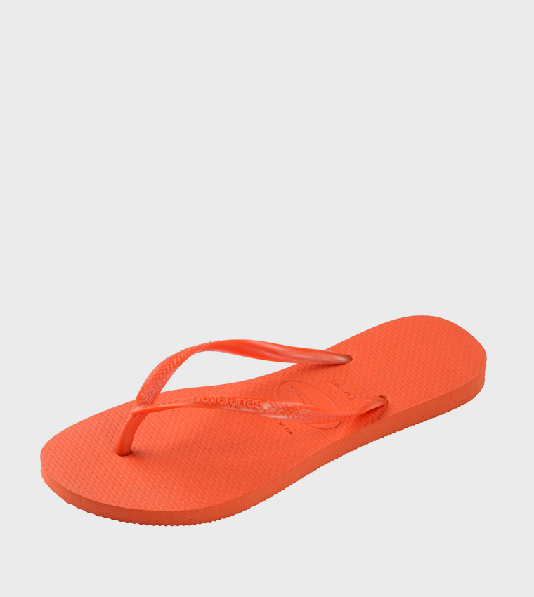 Slim Thong-Strap Flip-Flops