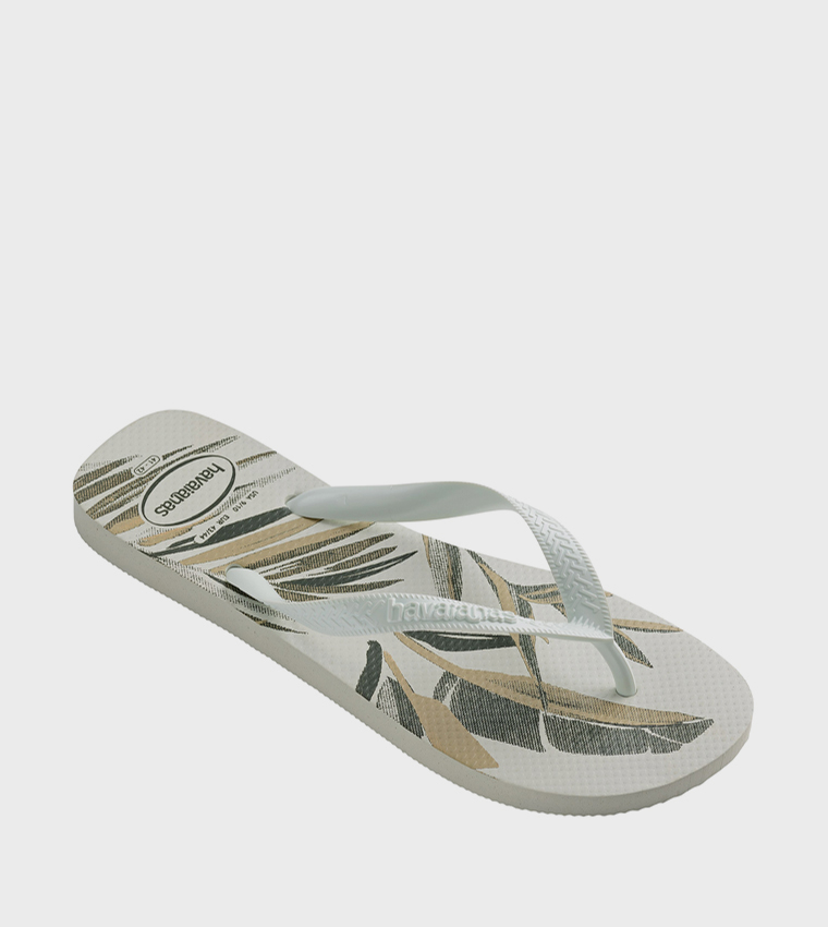 Top Aloha Printed Flip-Flops
