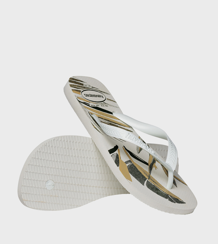 Top Aloha Printed Flip-Flops