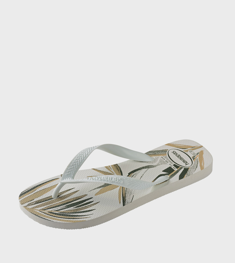 Top Aloha Printed Flip-Flops