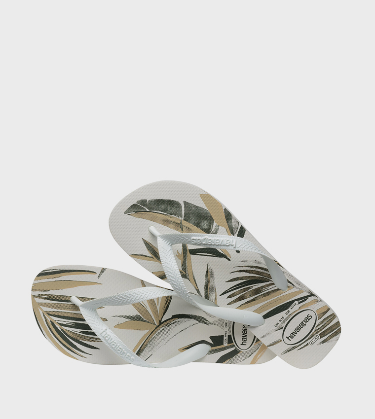 Top Aloha Printed Flip-Flops