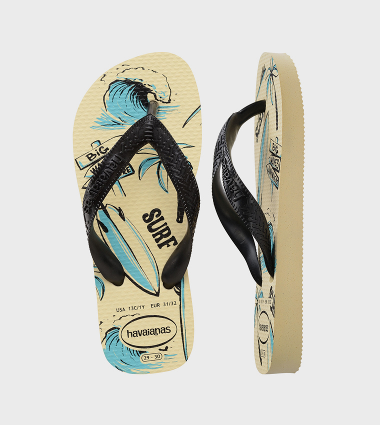 Athletic Printed Flip-Flops