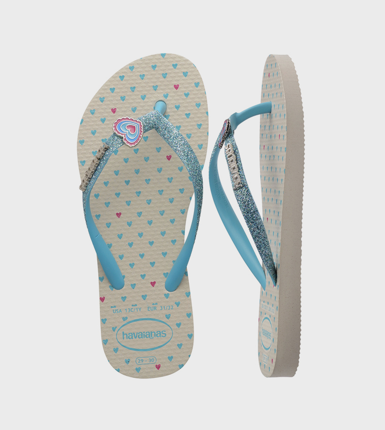 Slim Glitter Ii Printed Flip-Flops