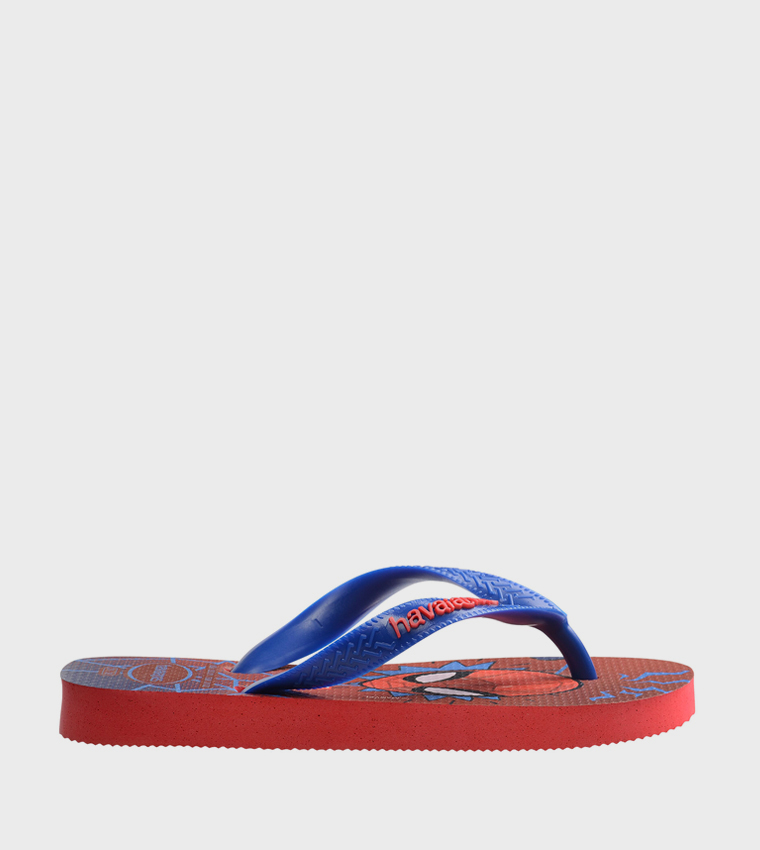 Top Marvel Ii Printed Flip-Flops