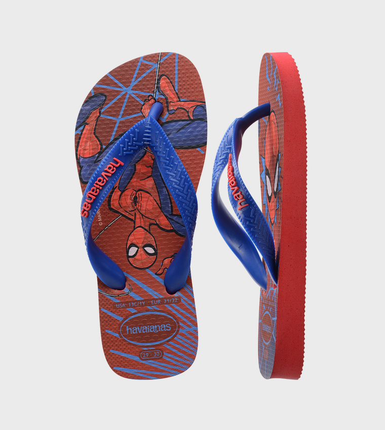 Top Marvel Ii Printed Flip-Flops