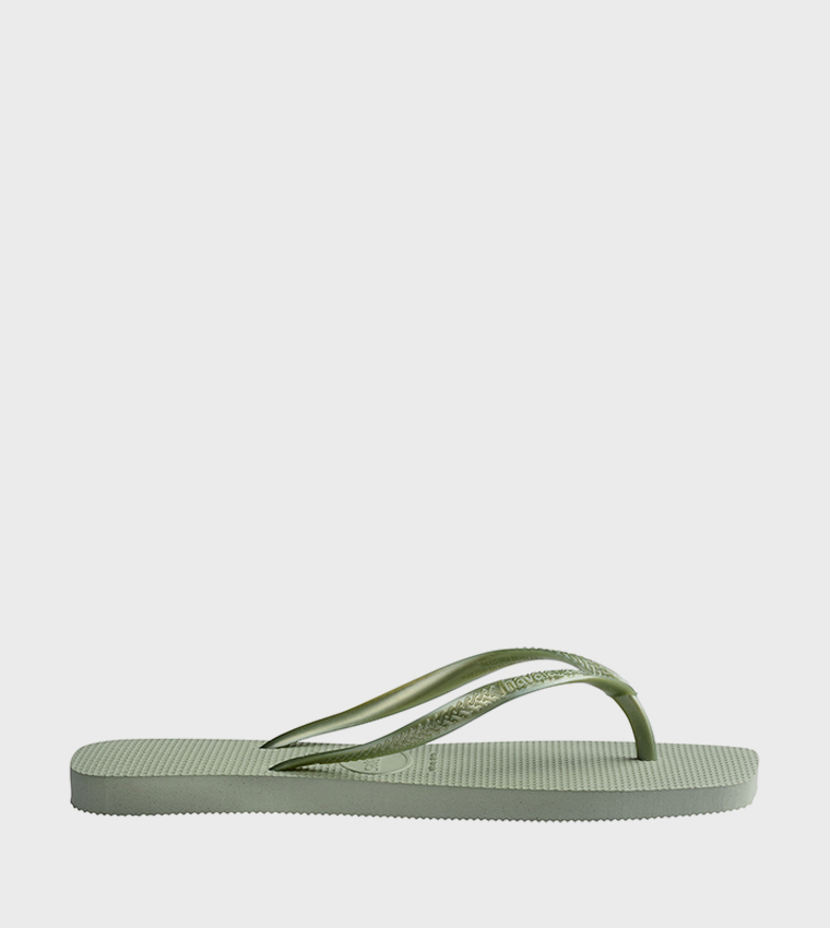 Slim Square Toe Flip-Flops