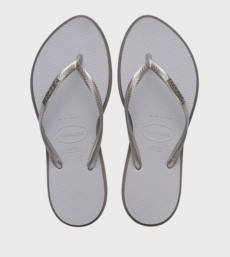 Slim Point Logo Detail Flip-Flops