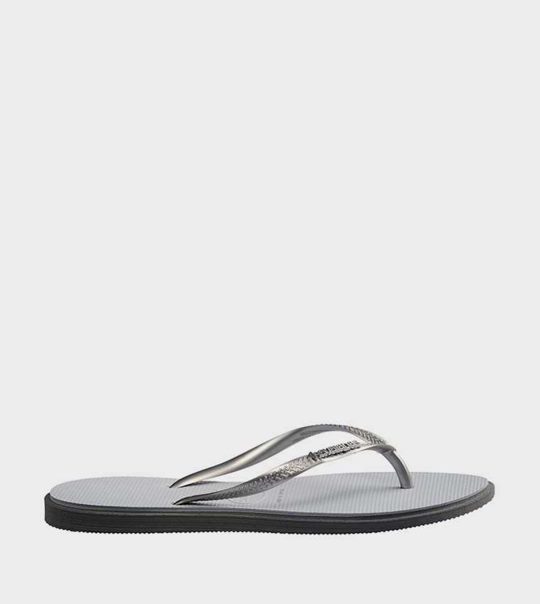 Slim Point Logo Detail Flip-Flops