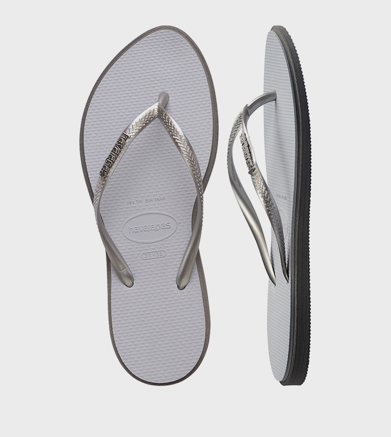 Slim Point Logo Detail Flip-Flops