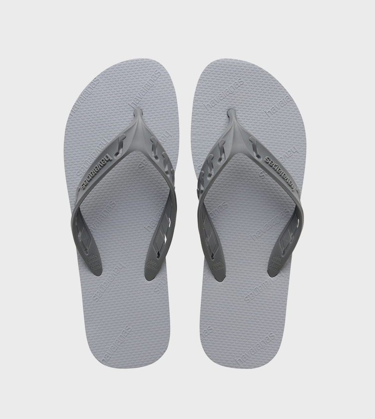 Track Go Logo Detail Flip-Flops