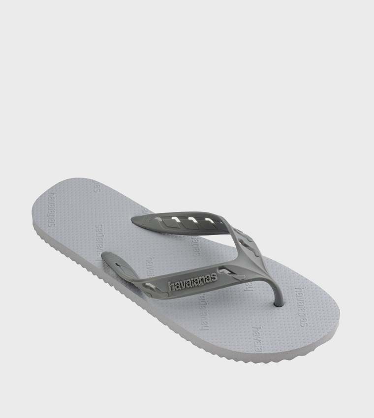 Track Go Logo Detail Flip-Flops