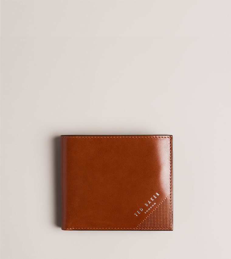 Logo Detail Bi-Fold Leather Wallet